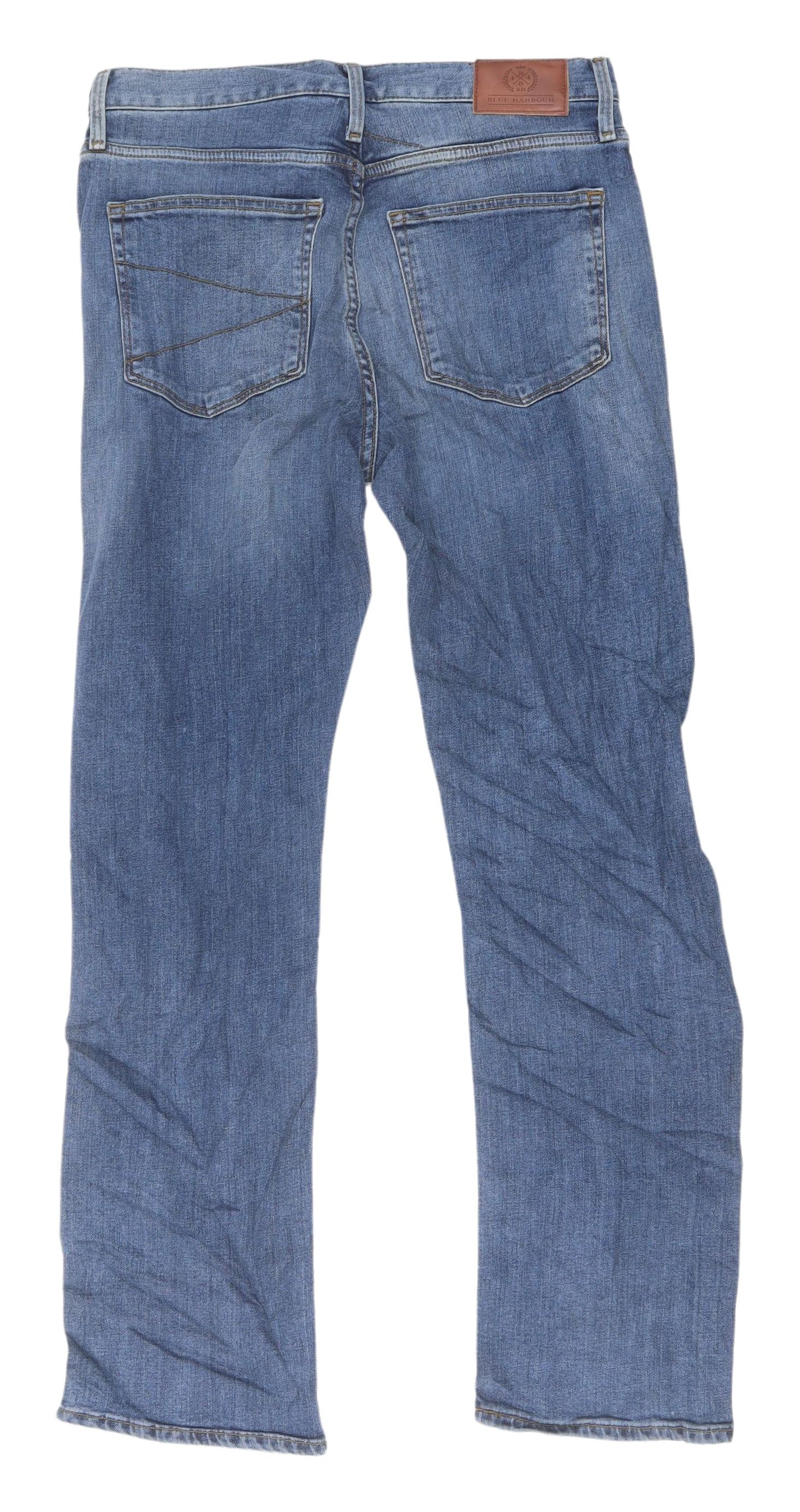 Marks and Spencer Men's Blue Straight Jeans M