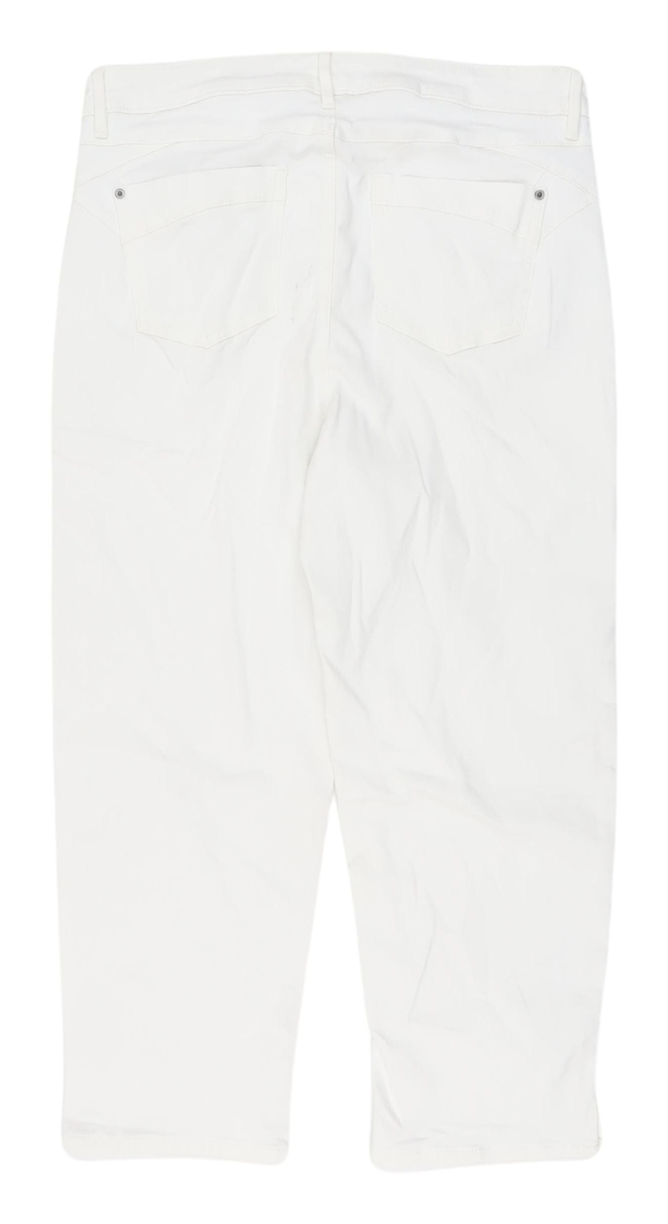 Marks and Spencer Women's White Straight Jeans Size 16