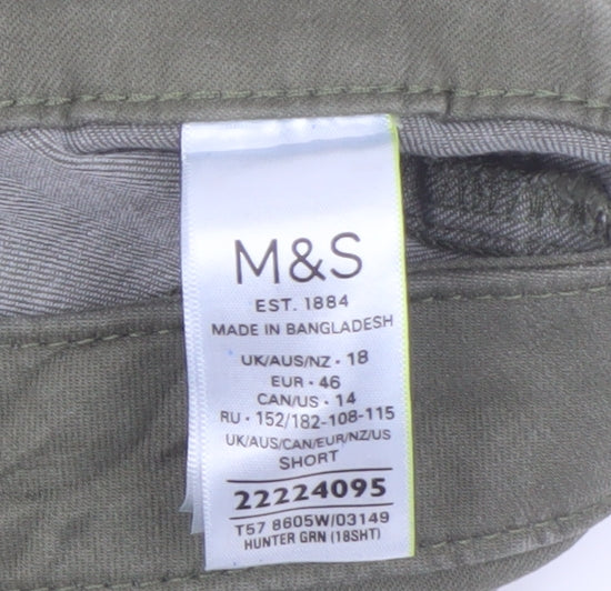 Marks & Spencer Women's Green Slim Jegging Jeans Size 18