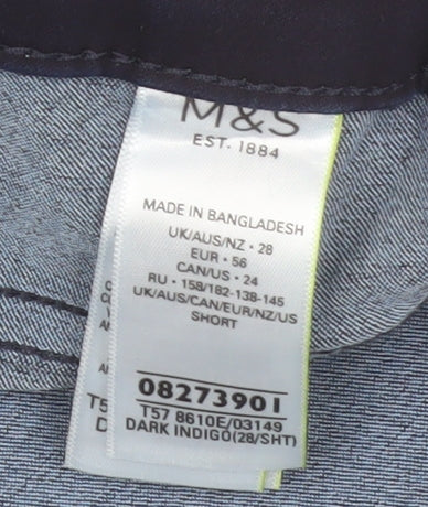 Marks and Spencer Women's Dark Indigo Skinny Jeans 28