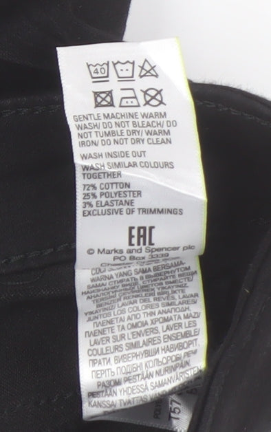 Marks and Spencer Women's Black Skinny Jeans, Size 30