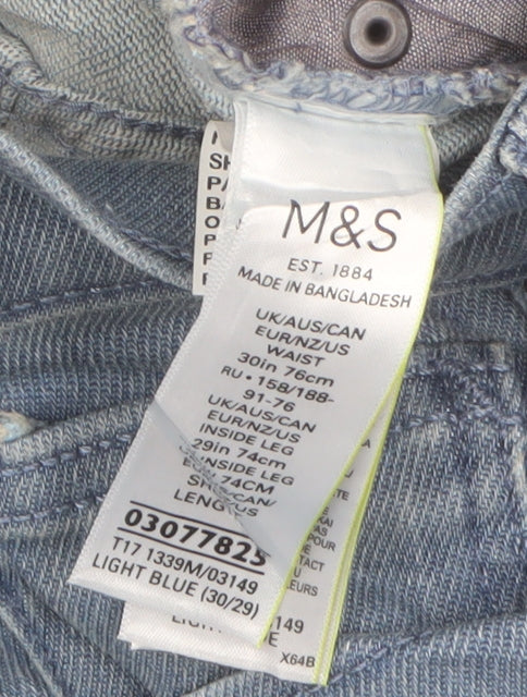 Marks and Spencer Men’s Blue Straight Jeans 30