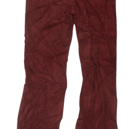 Marks and Spencer Red Women's Trousers Size 10