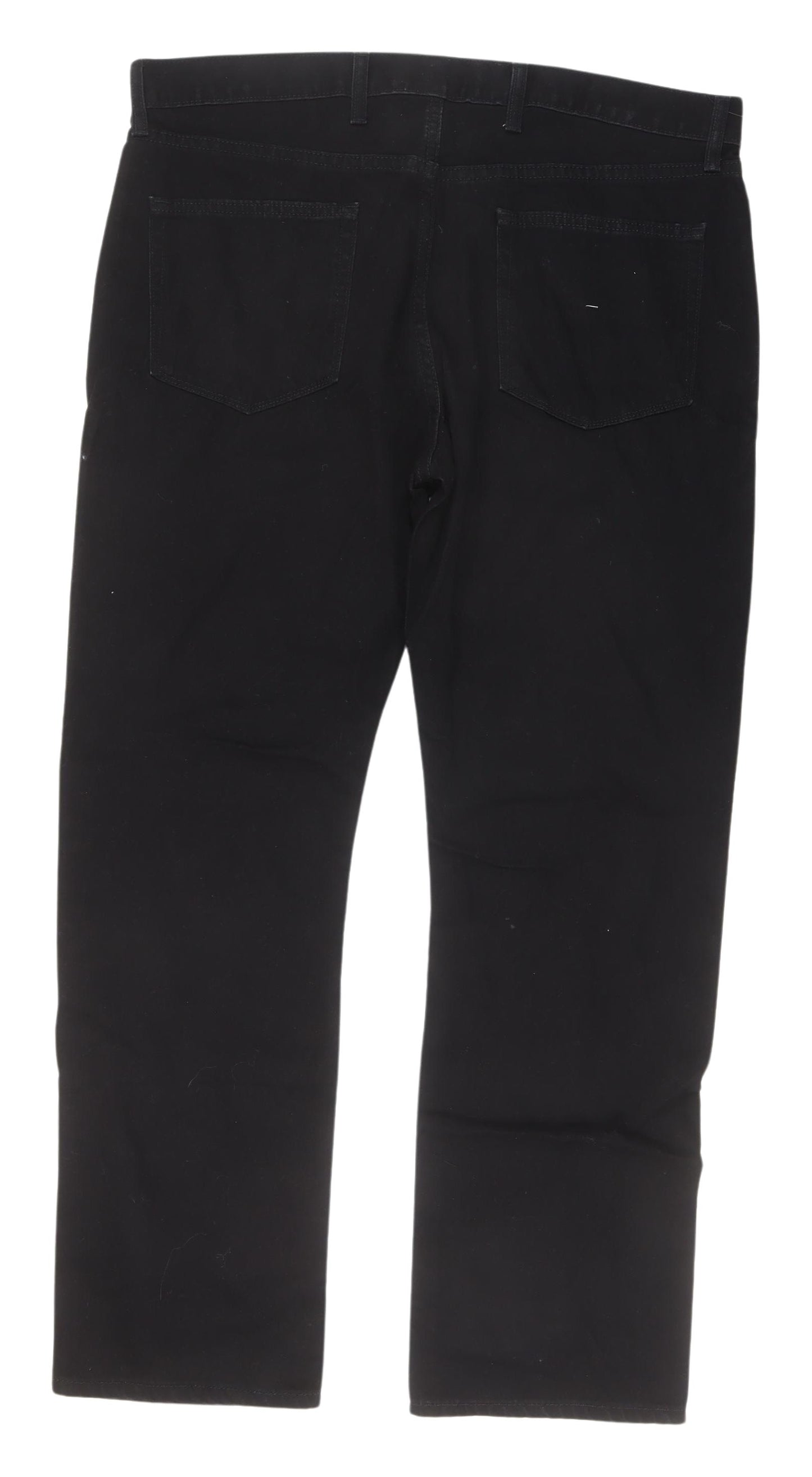 Marks and Spencer Men's Black Straight Jeans 38