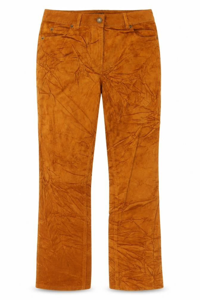 Front view of Marks & Spencer Women's Brown Trousers, size 10
