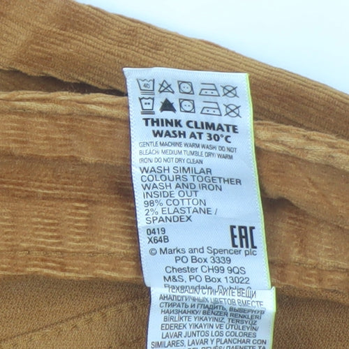 Marks and Spencer Women's Brown Trousers Size 10