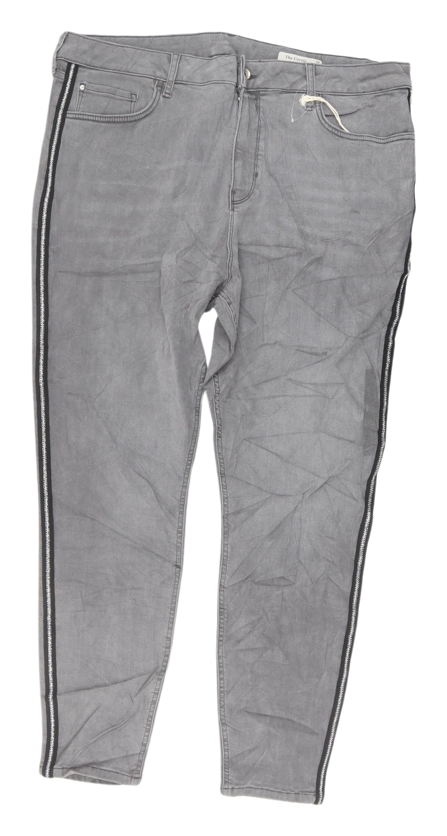 Marks and Spencer Women's Grey Skinny Jeans, Size 20