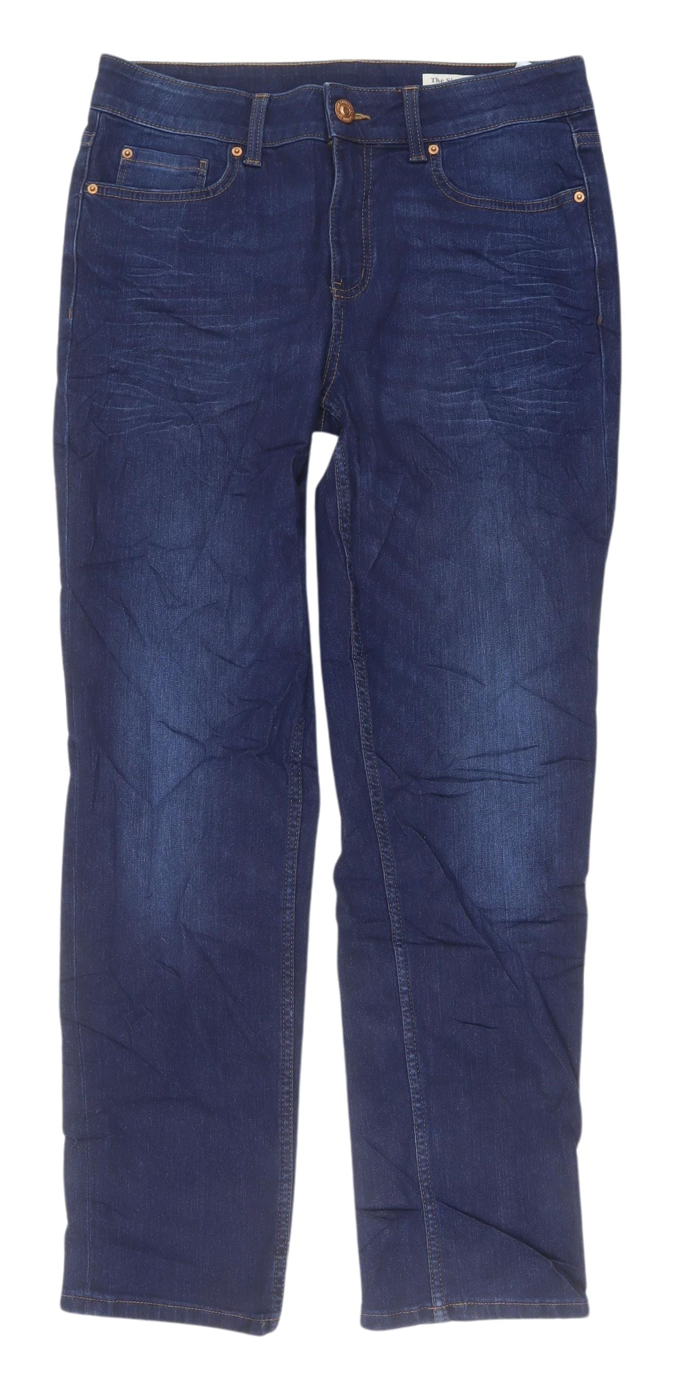 Marks and Spencer Women's Blue Straight Jeans Size 12