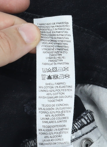 Denim Co Men's Black Slim Jeans W30 L32