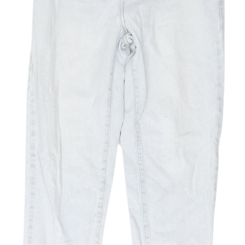 Denim Co Women's Blue Paperbag Jeans, Size 6