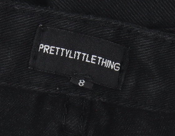PrettyLittleThing Women's Black Jeans Size 8