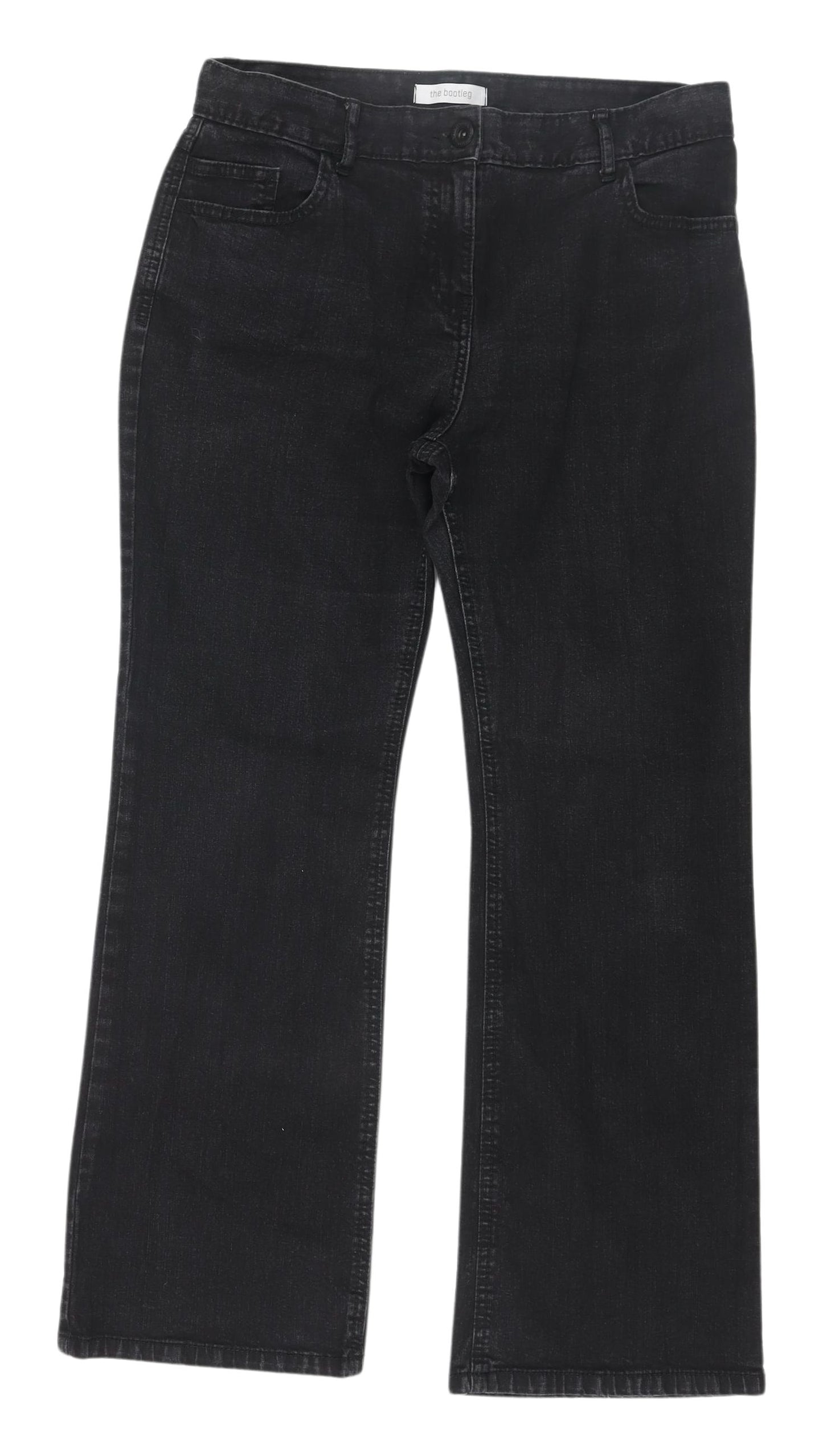 Marks and Spencer Women’s Black Bootcut Jeans Size 12