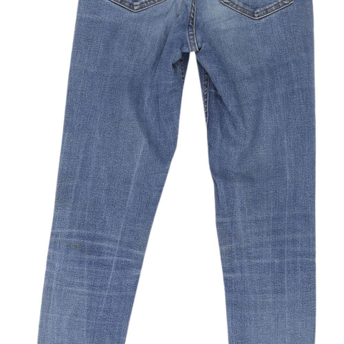 Topshop Women's Blue Skinny Jeans Size 6 Slim Fit