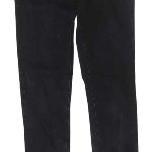 F&F Women's Black Skinny Jeans, Size 8, Stretch Denim