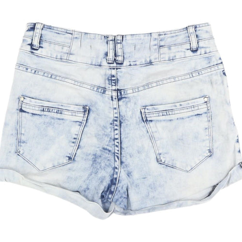 New Look Women's Blue Denim Cut-Off Shorts Size 10