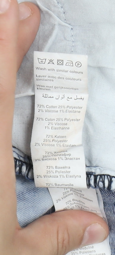 New Look Women's Blue Denim Cut-Off Shorts Size 10