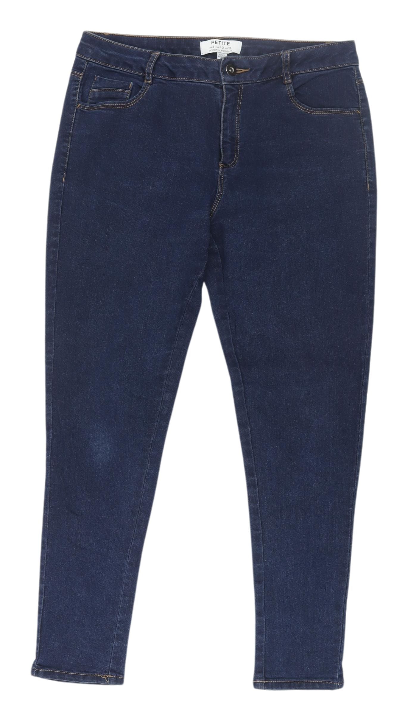 Dorothy Perkins Women's Blue Skinny Jeans Size 12