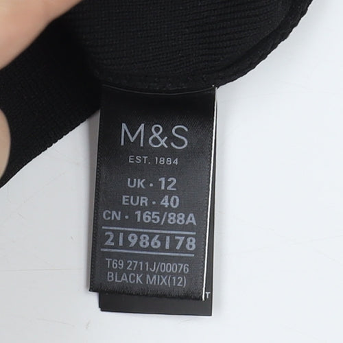 Marks and Spencer Women's Black Dress Size 12