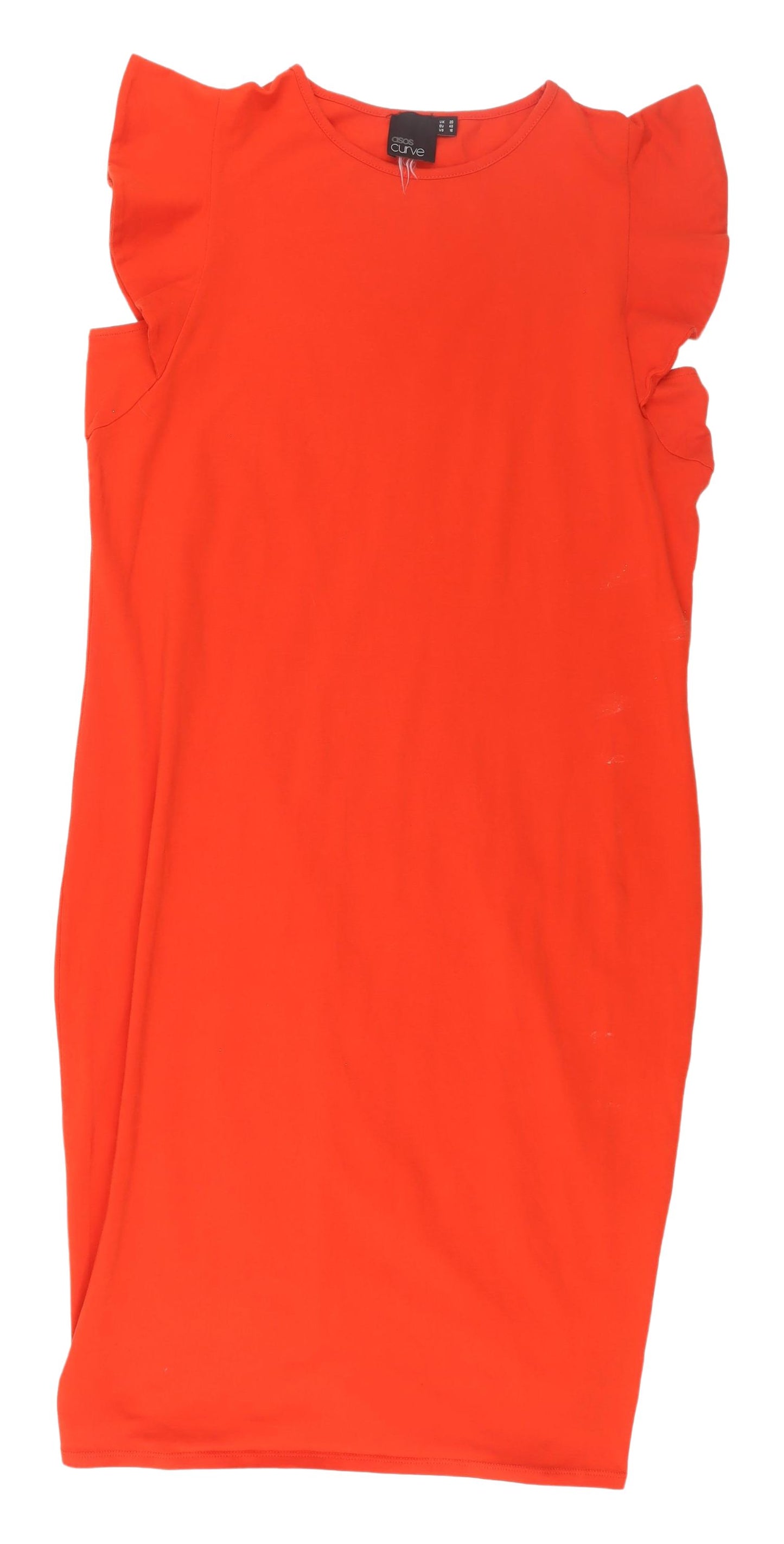 ASOS Curve Orange Shift Dress, UK 20 Women's Plus