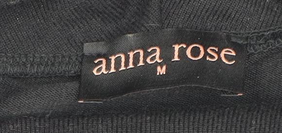 Anna Rose Women's Black Cowl Neck Pullover Jumper M