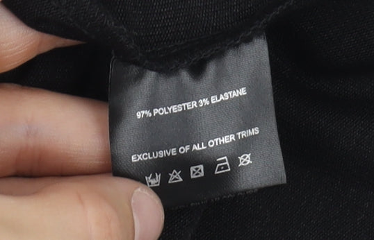 Anna Rose Women's Black Cowl Neck Pullover Jumper M