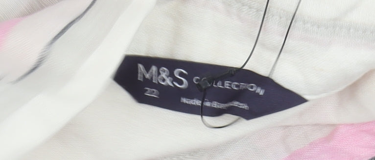 Marks and Spencer Women’s Striped Shirt Dress 22