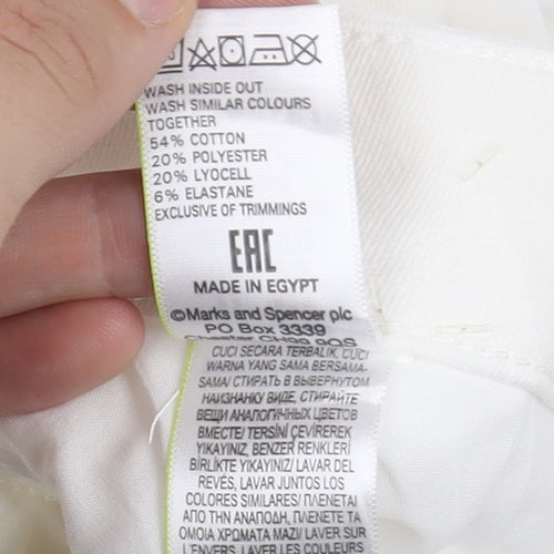 Marks and Spencer Women's White Skinny Jeans Size 22