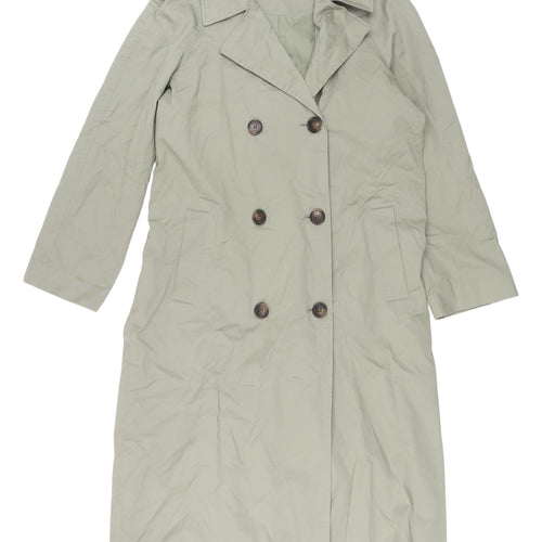 Marks and Spencer Women's Trench Coat Green Size 8