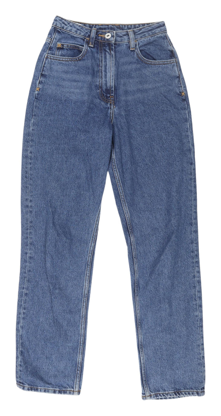 Collusion Women's Blue Straight Jeans, Size 4