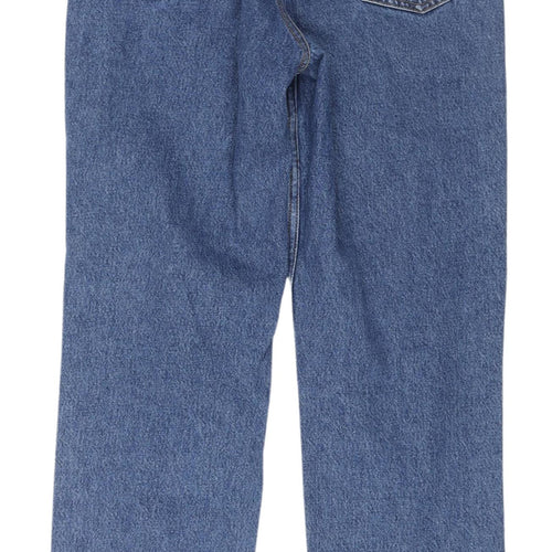 Collusion Women's Blue Straight Jeans, Size 4