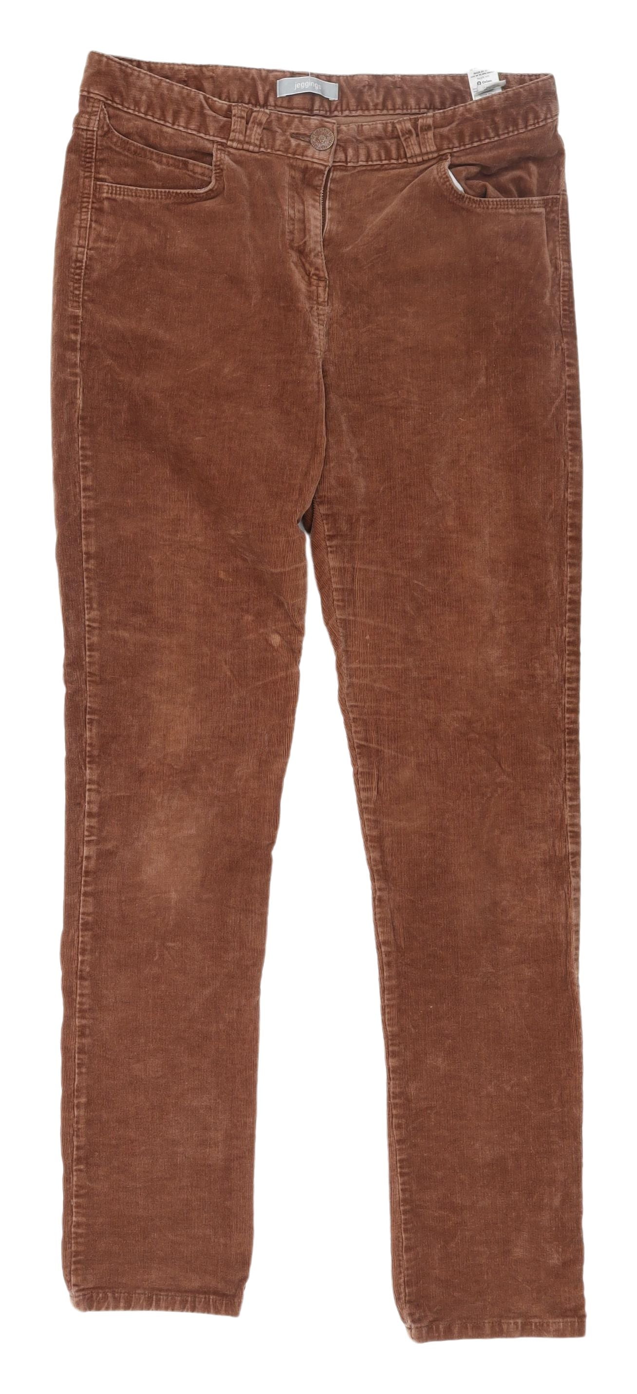 Marks and Spencer Women's Brown Corduroy Jegging Size 12
