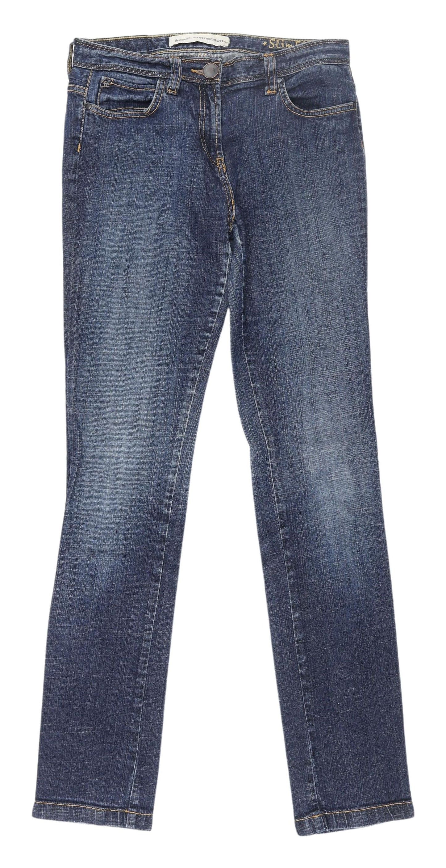 French Connection Straight Blue Jeans - Women's Size 10