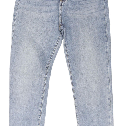 Primark Women's Blue Straight Jeans Size 8 with Pockets