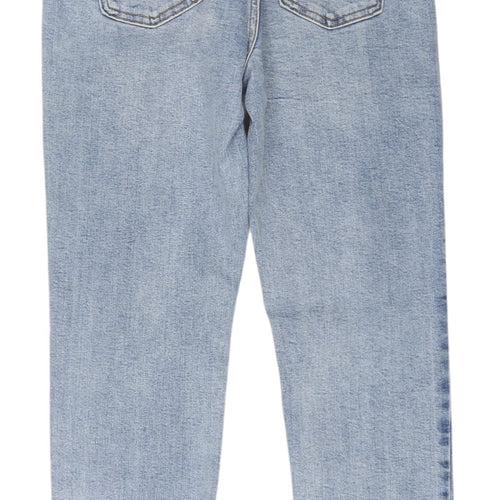 Primark Women's Blue Straight Jeans Size 8 with Pockets