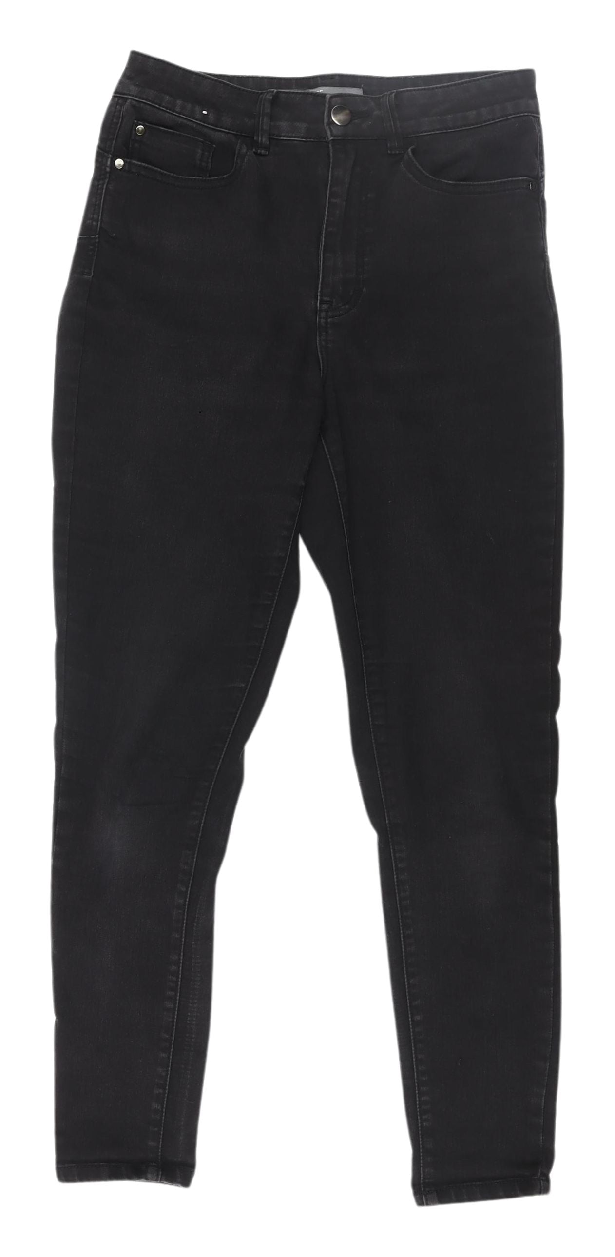 Nutmeg Women's Black Skinny Jeans Size 10S