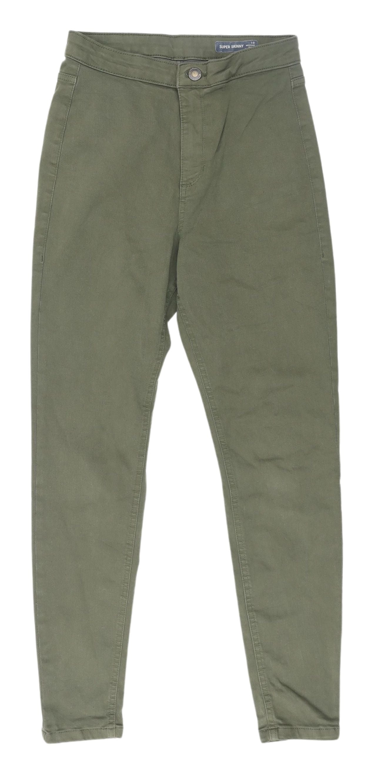 Marks and Spencer Women's Green Skinny Jeans, Size 10