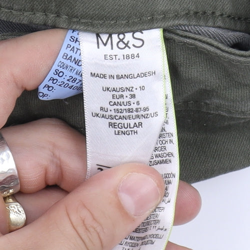 Marks and Spencer Women's Green Skinny Jeans, Size 10