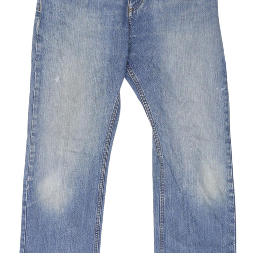 Marks and Spencer Men's Blue Straight Jeans Size L