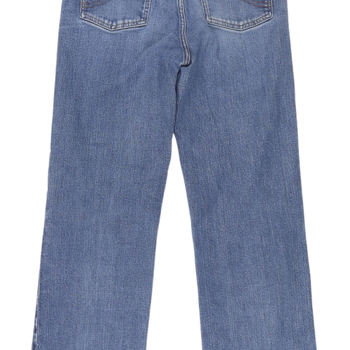 Fat Face Women's Blue Wide-Leg Jeans Size 12L