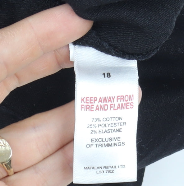 Matalan Women's Black Jegging Size 18