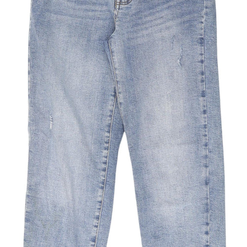 George Women's Blue Mom Jeans Size 8