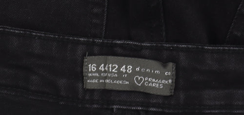Primark Women's Black Skinny Jeans Size 16