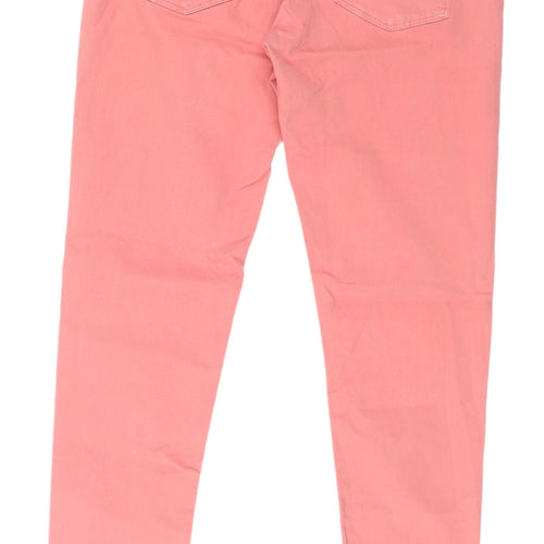 Oasis Women's Pink Skinny Jeans Size 16 Comfortable