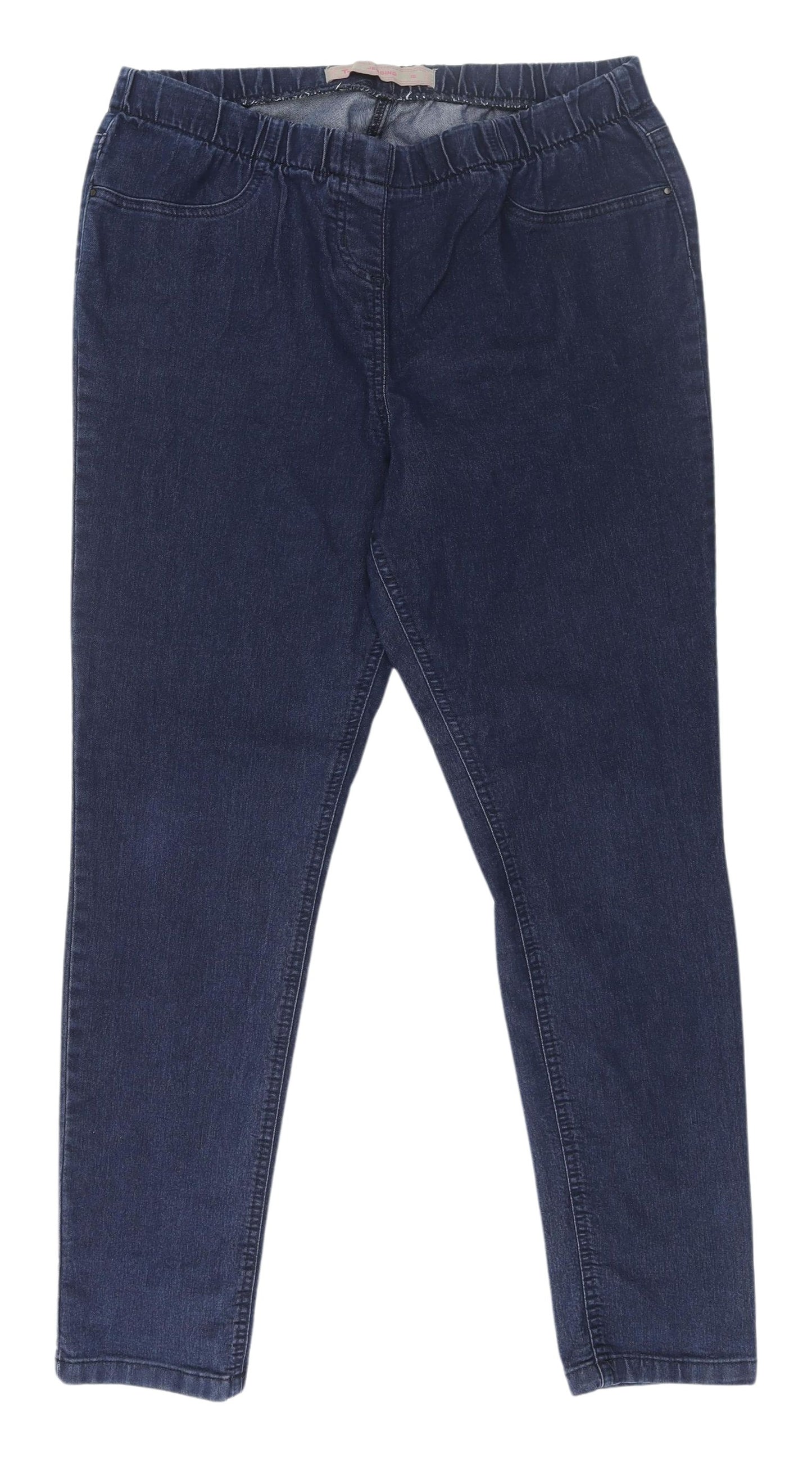 Tu Women's Blue Jegging Size 16 Denim Elastic Waist