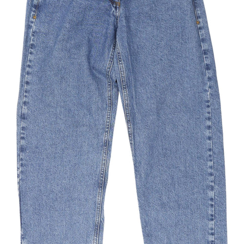 Collusion Blue Straight Jeans Unisex Size 28 Regular Fit