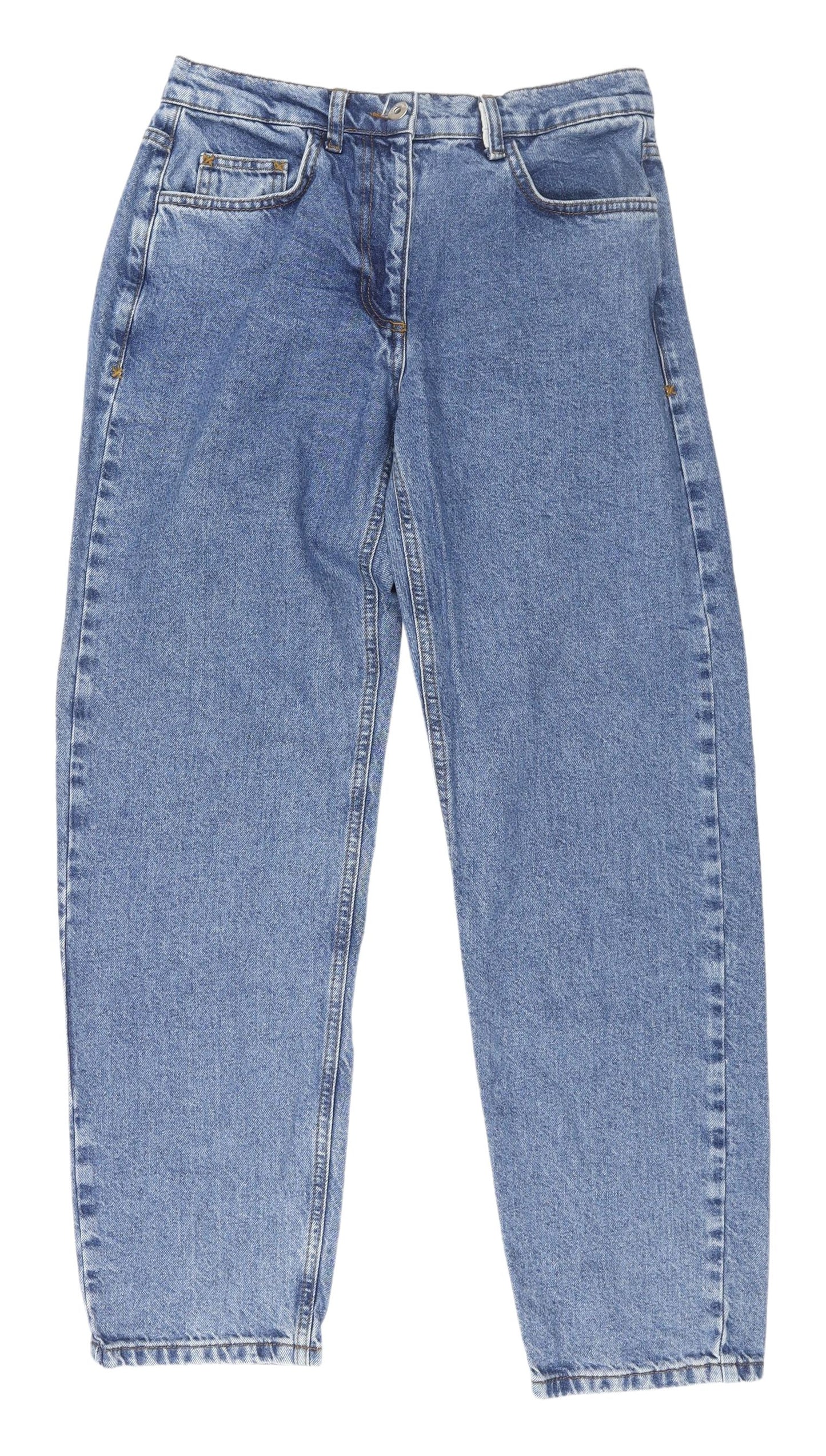 Collusion Blue Straight Jeans Unisex Size 28 Regular Fit