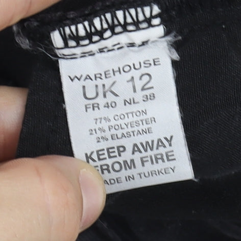 Warehouse Women's Black Skinny Jeans Size 12