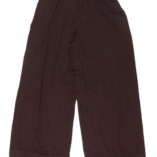 ASOS Womens Brown Paperbag Trousers Size 10