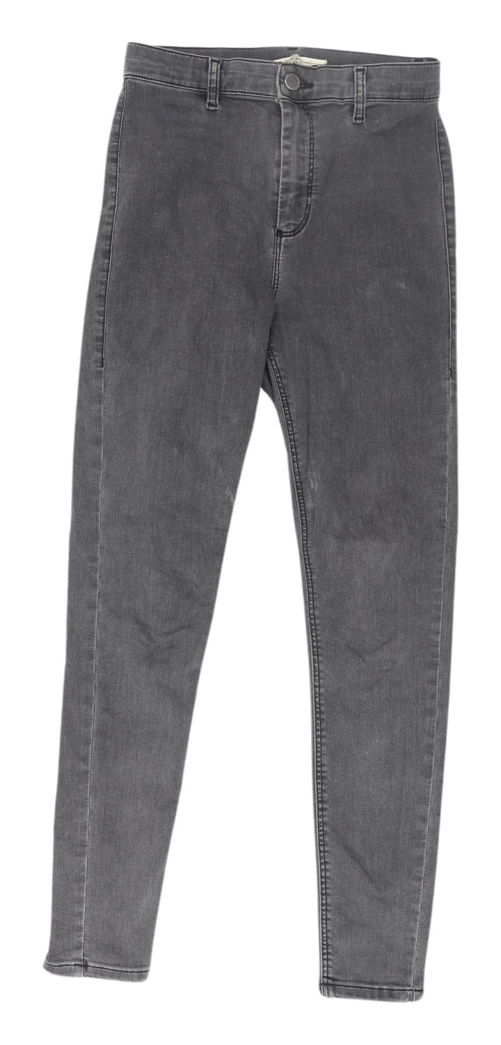 Topshop Women's Grey Skinny Jeans W28 L30