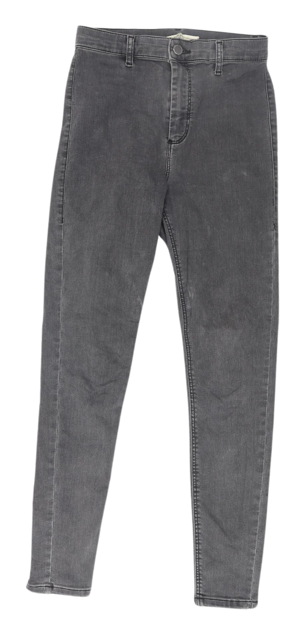 Topshop Women's Grey Skinny Jeans W28 L30